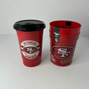 San Francisco 49ers Red Cups - 3 pieces.